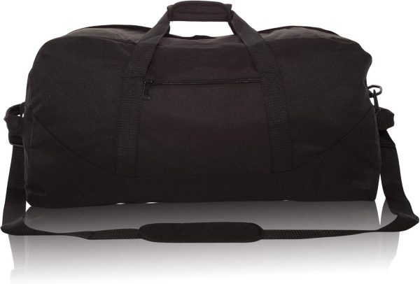 25" Big Adventure Large Gym Sports Duffle Bag (Black Grey Navy Blue Red Camo) - Image 2